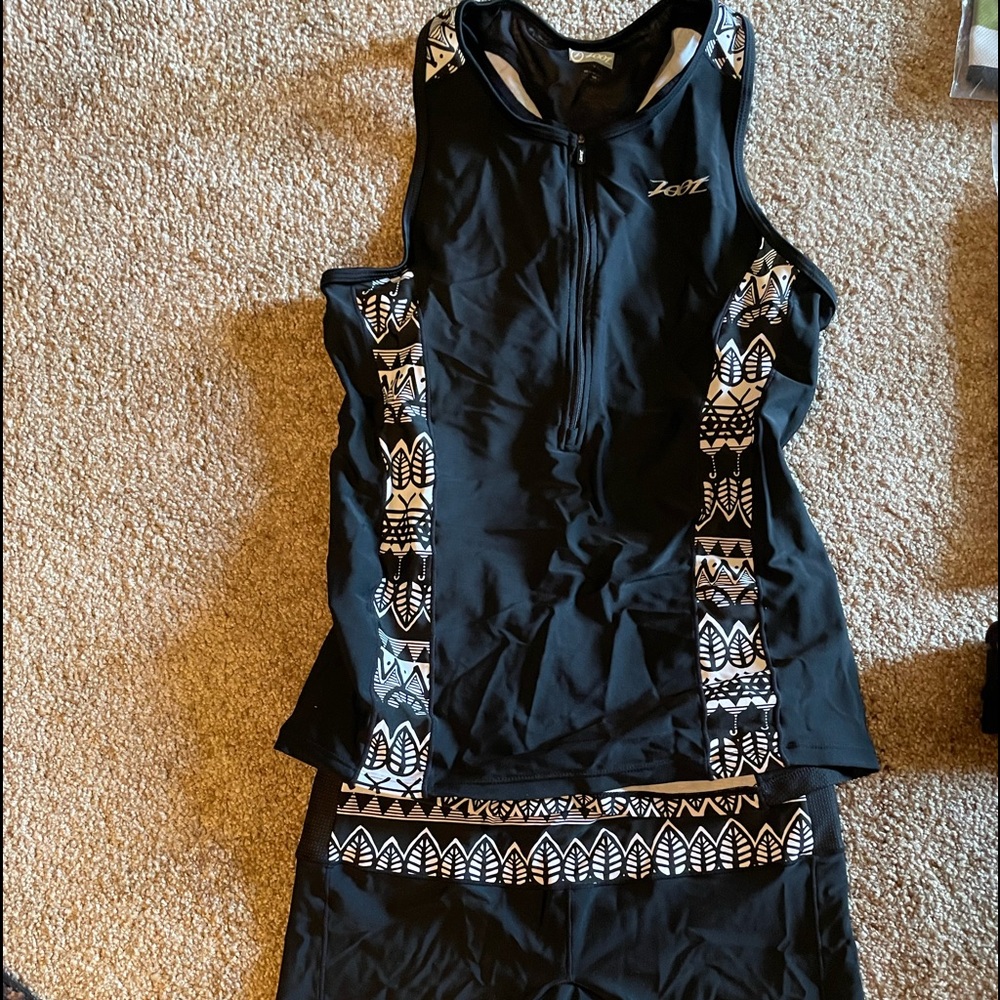 Womens L Zoot triathlon suit